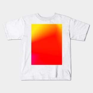 red yellow green texture design Kids T-Shirt